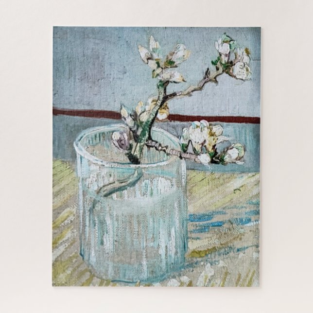 Quebra-cabeça Flores de Amendoeira de Van Gogh (Vertical)