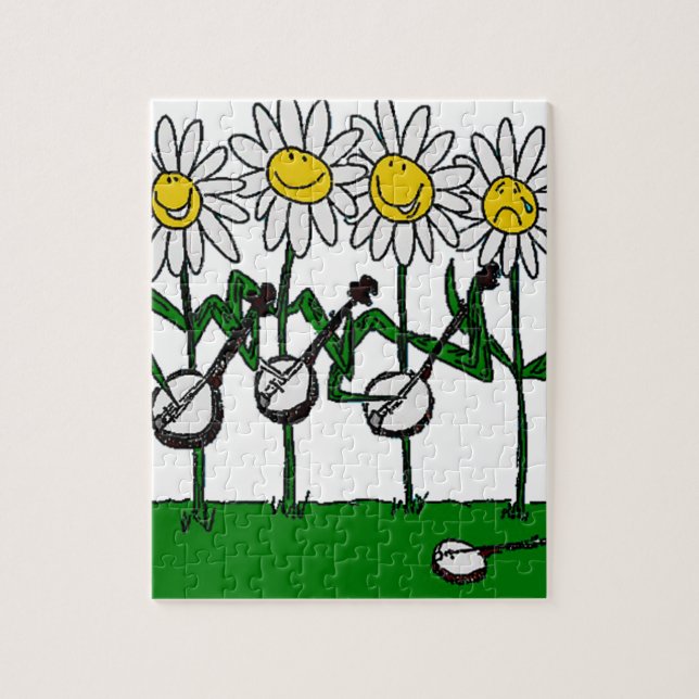 Quebra-cabeça Flores de Banjo (Vertical)