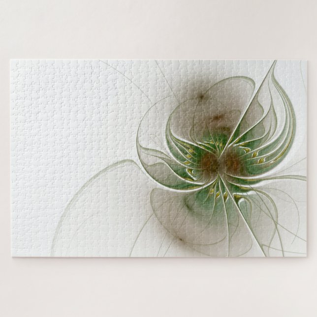 Quebra-cabeça Flores de fantasia fractal suaves e tenra (Horizontal)