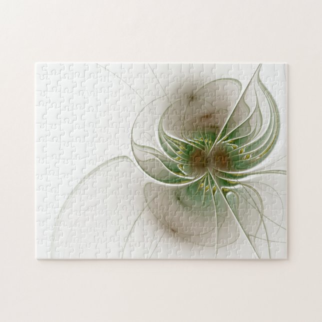 Quebra-cabeça Flores de fantasia fractal suaves e tenra (Horizontal)