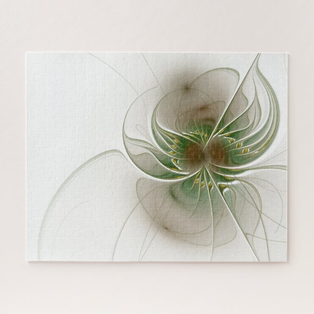 Quebra-cabeça Flores de fantasia fractal suaves e tenra (Horizontal)