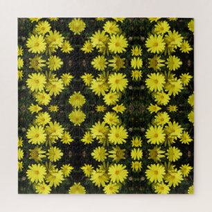 Quebra-cabeça - Flores de Jardim Amarelo