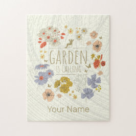 Quebra-cabeça Flores De Jardim Botânico Para Jardinagem Mãe E Pa