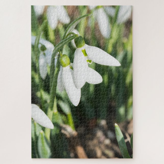 Quebra-cabeça Flores de neve (Vertical)