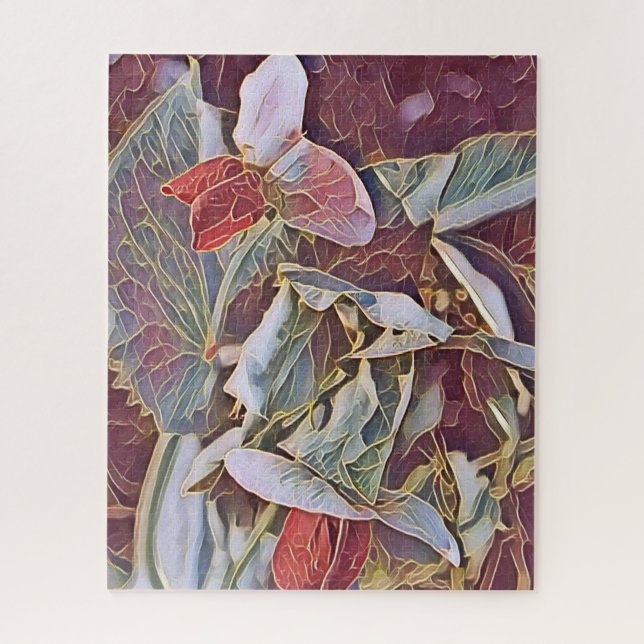 QUEBRA-CABEÇA FLORES DE PEA DOCE (Vertical)