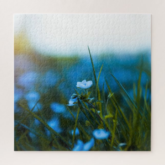 Quebra-cabeça Flores de primavera no campo (Vertical)