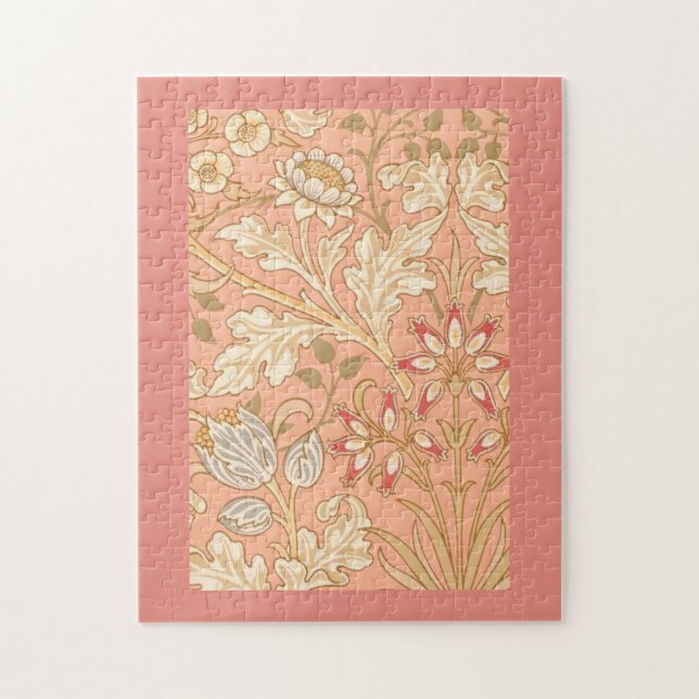 Quebra-cabeça Flores Decorativas Rosa Pastel (Vertical)