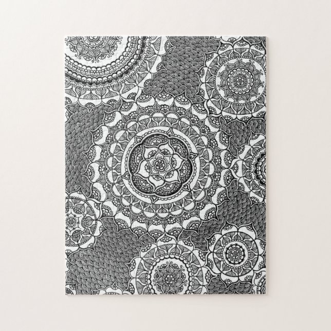 Quebra-cabeça Flores do maquinismo de relojoaria (Vertical)