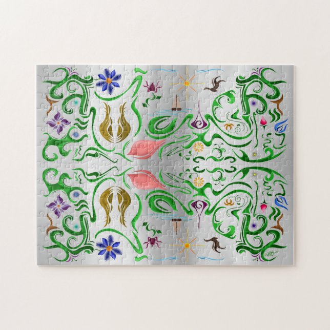 Quebra-cabeça Flores e caprichos~echo (Horizontal)