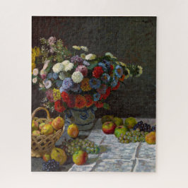 Quebra-cabeça Flores e fruta Claude Monet 1869