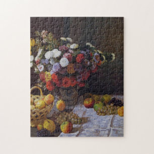 Quebra-cabeça Flores e Fruta Monet Fine Art