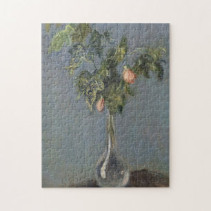 Quebra-cabeça Flores em Arte Bela Vase Monet