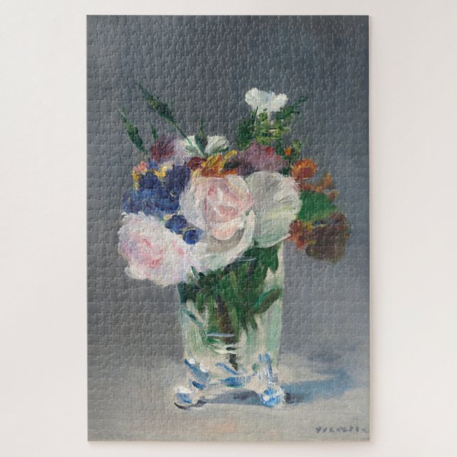 Quebra-cabeça Flores em Impressionista de Maneta Cristal Vase (Vertical)
