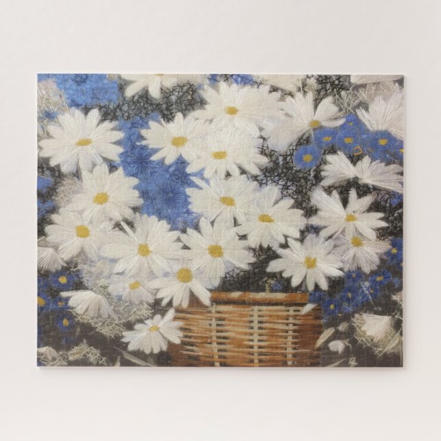 Quebra-cabeça Flores em uma cesta (Horizontal)