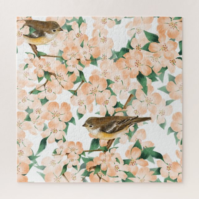 Quebra-cabeça Flores Encantadas Escuras: Magia Vintage (Vertical)