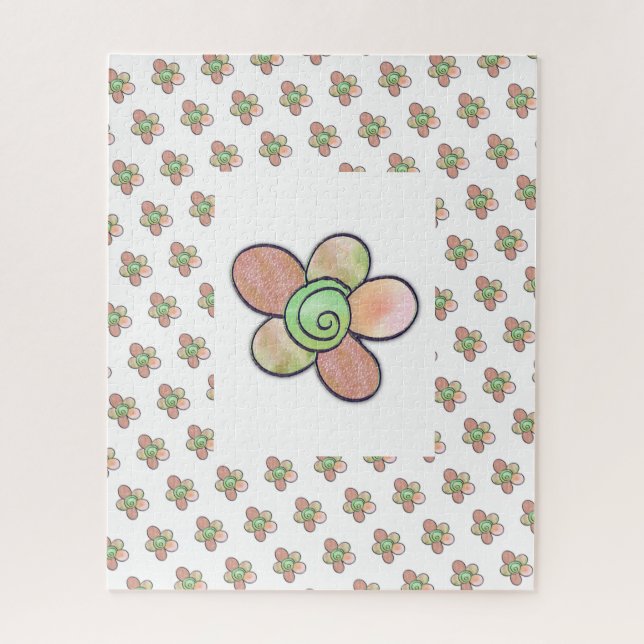 Quebra-cabeça Flores Florais (Vertical)