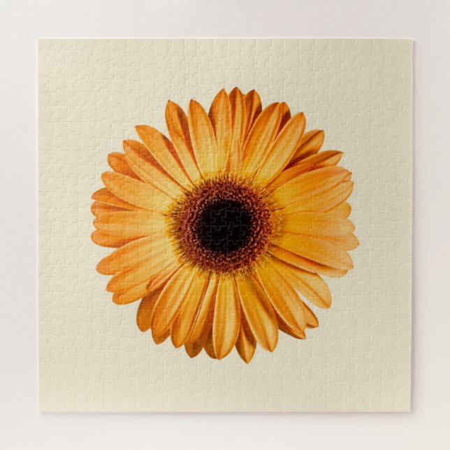 Quebra-cabeça Flores | Orange Gerbera (Horizontal)