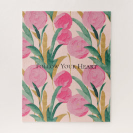 Quebra-cabeça Flores Rosa