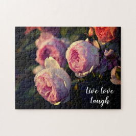 Quebra-cabeça Flores Rosa Rosa Rosa Rosa Rosa Rosa Do Jardim