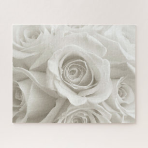 Quebra-cabeça Flores   Rosas brancas