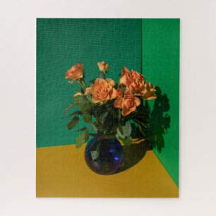 Quebra-cabeça Flores   Rosas em Vase