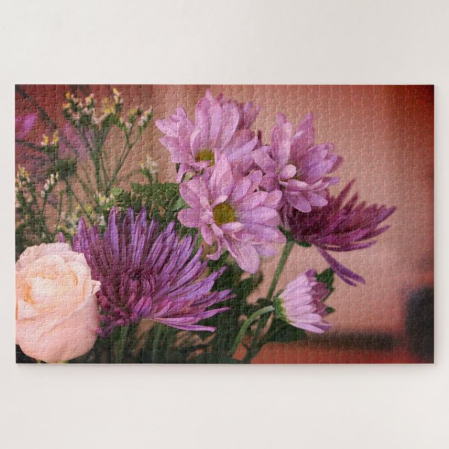 Quebra-cabeça Flores roxas (Horizontal)