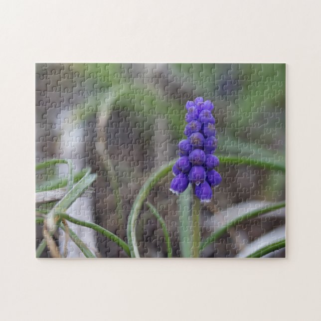 Quebra-cabeça Flores Roxas (Horizontal)