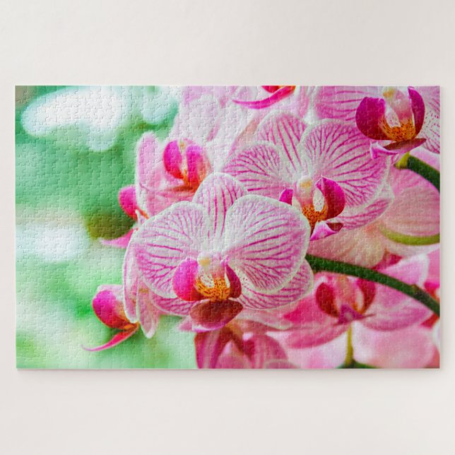 Quebra-cabeça Flores roxas maravilhosas (Horizontal)