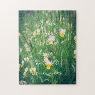 Quebra-cabeça Flores silvestres de Verão