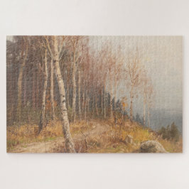 Quebra-cabeça Floresta Birch - Hugo Mühlig