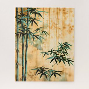 Quebra-cabeça Floresta de Bambu da Natureza Botânica Zen
