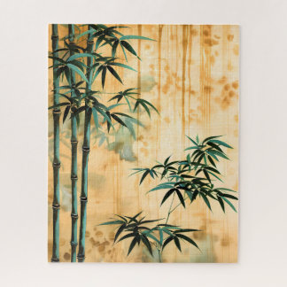 Quebra-cabeça Floresta de Bambu da Natureza Botânica Zen