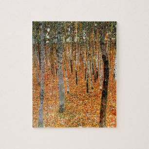 Quebra-cabeça Floresta de faia por Gustav Klimt