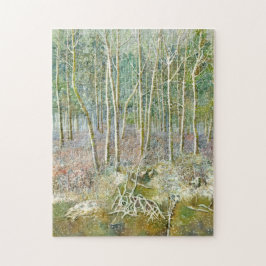 Quebra-cabeça floresta de inverno