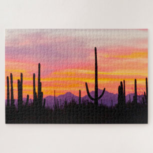 Quebra-cabeça Floresta de Saguaro Cactus aos domingos