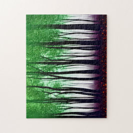 Quebra-cabeça Floresta Esmeralda de Árvores