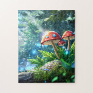 Quebra-cabeça Floresta Mushroom