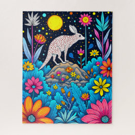 Quebra-cabeça Floresta Noturna Sonhadora