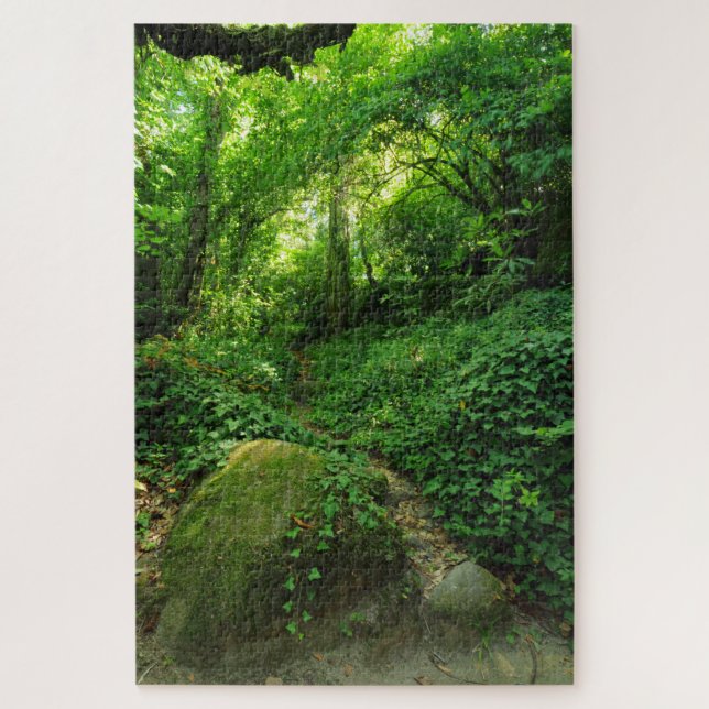 Quebra-cabeça Floresta Verde (Vertical)