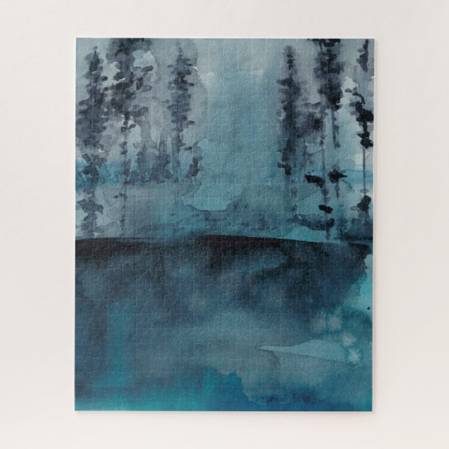 Quebra-cabeça Florestas de inverno (Vertical)