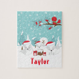 Quebra-cabeça Florestas de Natal do Árctico