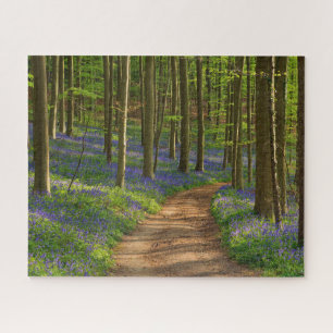 Quebra-cabeça Florestas Floresta Bluebell na Bélgica
