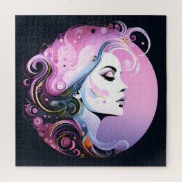 Quebra-cabeça "Flourish Feminina" Beleza das Mulheres