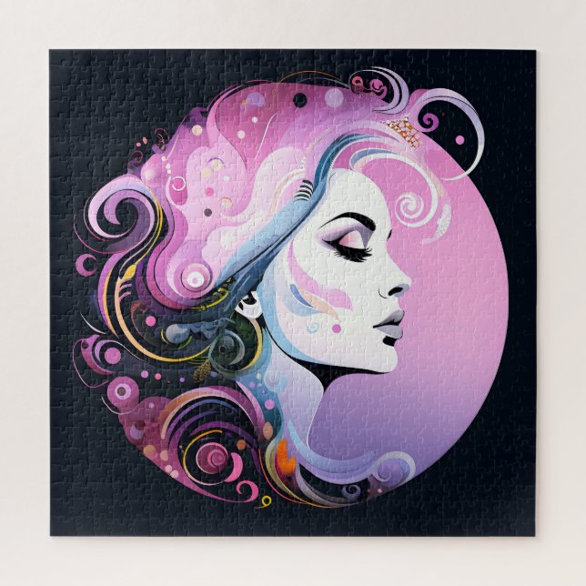 Quebra-cabeça "Flourish Feminina" Beleza das Mulheres (Vertical)