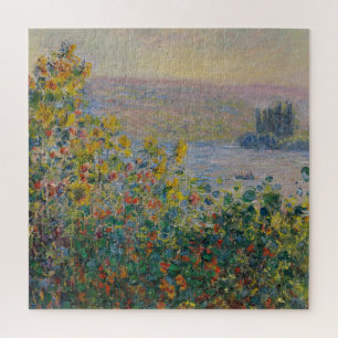 Quebra-cabeça Flower Beds no Vétheuil Monet