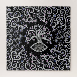 Quebra-cabeça Flower of Life - Eye Tree Ornament