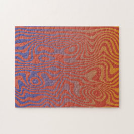 Quebra-cabeça Fluxo de Sonho l Padrão Abstrato Trippy - No. 01