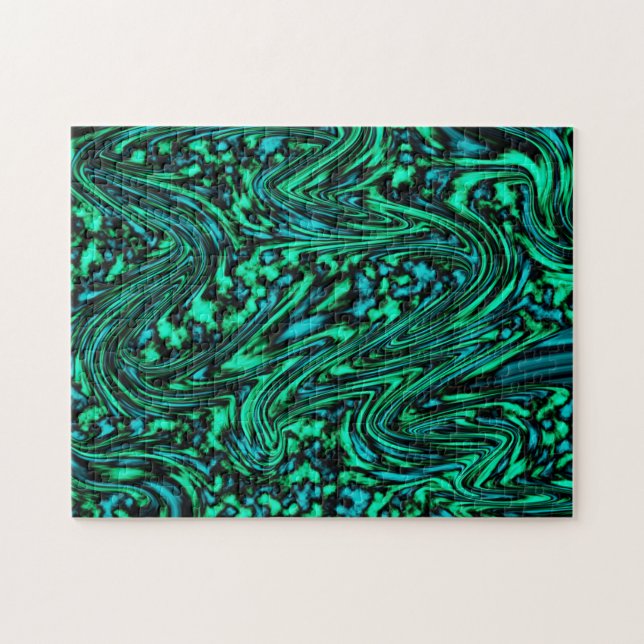 Quebra-cabeça Fluxo para Baixo (Horizontal)