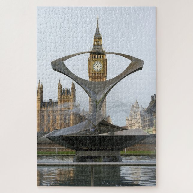 Quebra-cabeça Foco no Big Ben - Londres - 20x30 - 1014 pcs. (Vertical)