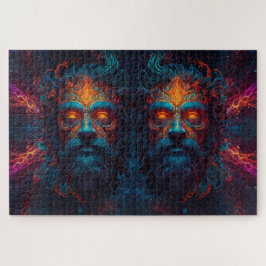 Quebra-cabeça "Fogo dos deuses" com várias deidades